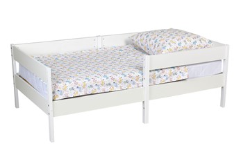 Детская кровать для мальчика Polini kids Simple 3435, белый, серия 3400 в Южно-Сахалинске