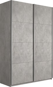 Шкаф 2-х дверный Прайм (ДСП/ДСП) 1600x570x2300, бетон в Южно-Сахалинске