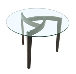 Стеклянный столик в зал Оникс-1, Венге/Прозрачное стекло в Южно-Сахалинске