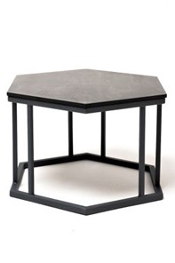 Столик для гостиной Женева  цвет серый гранит Артикул: RC658-50-50-4sis в Южно-Сахалинске