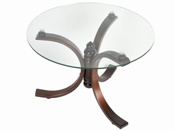 Стеклянный столик Лорд (темно-коричневый) в Южно-Сахалинске