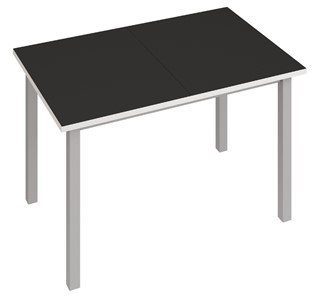Стеклянный кухонный стол Фристайл-3, Черный в Южно-Сахалинске