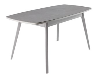 Кухонный стол раздвижной Артктур, Керамика, grigio серый, 51 диагональные массив серый в Южно-Сахалинске