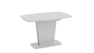 Кухонный раскладной стол Честер тип 2, цвет Белый/Стекло белый глянец в Южно-Сахалинске