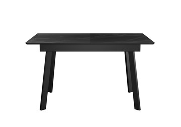 Раздвижной стол DikLine SKH125 Керамика Черный мрамор/подстолье черное/опоры черные (2 уп.) в Южно-Сахалинске