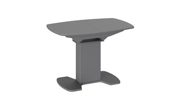 Стеклянный обеденный стол Портофино (СМ(ТД)-105.01.11(1)), цвет Серое/Стекло серое матовое LUX в Южно-Сахалинске