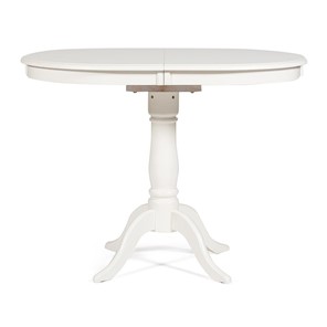Кухонный овальный стол Solerno (ME-T4EX) 70х100+29х75, ivory white (слоновая кость 2-5) арт.12483 в Южно-Сахалинске