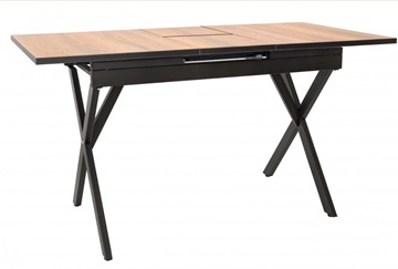 Кухонный стол раздвижной Стайл № 11 (1100/1500*700 мм.) столешница пластик, форма Флан, с механизмом бабочка в Южно-Сахалинске