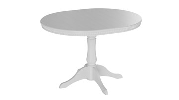 Обеденный овальный стол Торонто Т1 исп.2, цвет Белый матовый (Б-121) в Южно-Сахалинске
