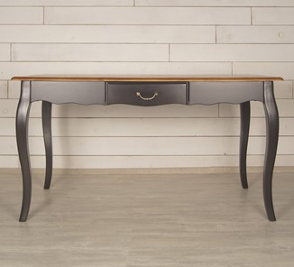 Кухонный обеденный стол Leontina с ящиком (ST9337MBLK) Черный в Южно-Сахалинске - предосмотр 1