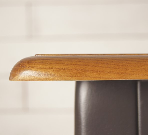 Кухонный обеденный стол Leontina с ящиком (ST9337MBLK) Черный в Южно-Сахалинске - изображение 5