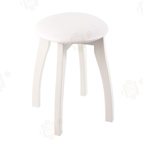Обеденный стул Луго, аттика белый, каркас массив белый в Южно-Сахалинске