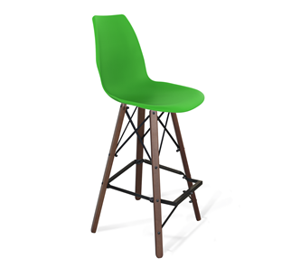 Обеденный стул SHT-ST29/S80 (зеленый ral 6018/темный орех/черный) в Южно-Сахалинске