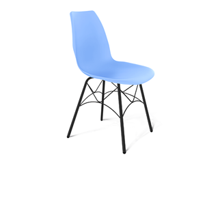 Обеденный стул SHT-ST29/S107 (голубой pan 278/черный муар) в Южно-Сахалинске