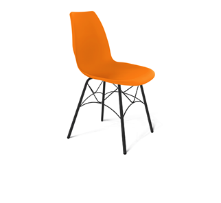 Кухонный стул SHT-ST29/S107 (оранжевый ral2003/черный муар) в Южно-Сахалинске