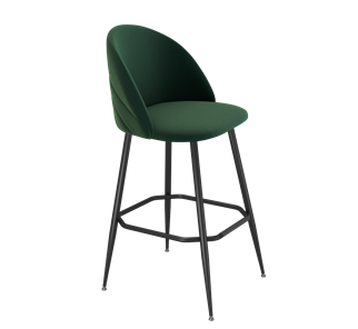 Барный стул SHT-ST35-2 / SHT-S148 (лиственно-зеленый/черный муар) в Южно-Сахалинске
