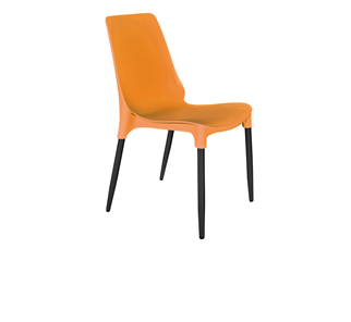 Обеденный стул SHT-ST75/S424-С (оранжевый/черный муар) в Южно-Сахалинске