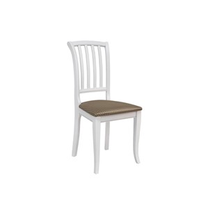 Обеденный стул Leset Остин (Белый/жаккард Flora) в Южно-Сахалинске