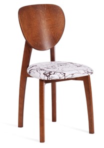 Обеденный стул Diamante, мягкое сидение бук, 42х42х85, коричневый/ткань Крекс Милк арт.14124 в Южно-Сахалинске