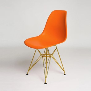 Кухонный стул derstuhl DSL 110 Gold (оранжевый) в Южно-Сахалинске