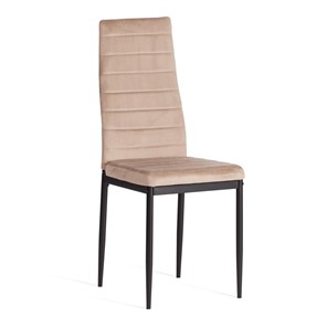 Стул обеденный Easy Chair (mod. 24-1) 49x41x98 Beige (бежевый) HLR8 / черный, арт.20546 в Южно-Сахалинске