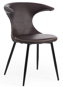Кухонный стул FLAIR (mod. 9020) 60х56х78 коричневый 1/черный в Южно-Сахалинске