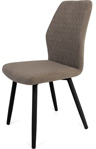 Кухонный стул Кубика Кальяри, ноги черные круглые XL (R32)/велюр T173 Капучино в Южно-Сахалинске