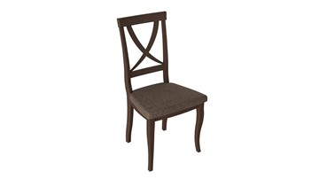 Обеденный стул Лион 2 (Орех темный/тк №112) в Южно-Сахалинске