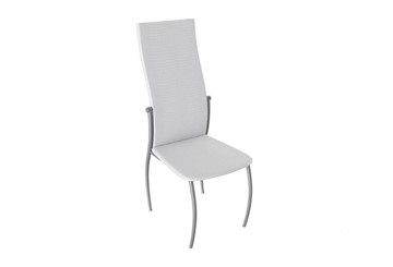 Кухонный стул Комфорт-М, цвет Эмаль Бриллиант, Белый Аллигатор к/з 218 (белый) в Южно-Сахалинске