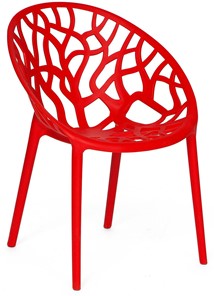 Обеденное кресло BUSH (mod.017) пластик 60*58,5*80 красный, арт.11726 в Южно-Сахалинске