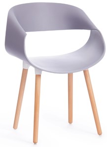 Обеденный стул QXX (mod. C1058) 54х56х78 серый 024 /натуральный арт.15194 в Южно-Сахалинске