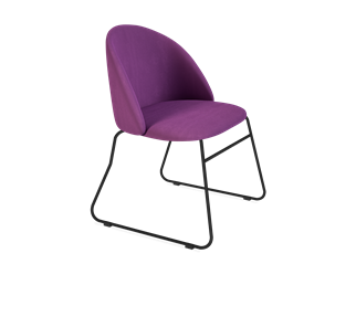 Обеденный стул SHT-ST35 / SHT-S167 (ягодное варенье/черный муар) в Южно-Сахалинске