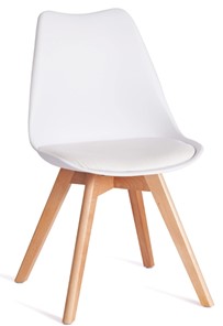 Обеденный стул TULIP (mod. 73-1) 47,5х55х80 белый арт.20185 в Южно-Сахалинске