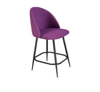 Полубарный стул SHT-ST35 / SHT-S148-1 (ягодное варенье/черный муар) в Южно-Сахалинске