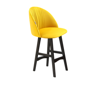 Полубарный стул SHT-ST35-1 / SHT-S65-1 (имперский жёлтый/венге) в Южно-Сахалинске