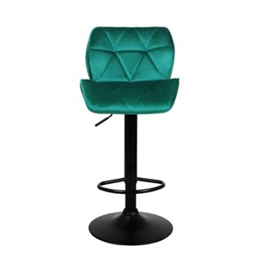 Барный стул Кристалл  WX-2583 белюр темно-зеленый в Южно-Сахалинске