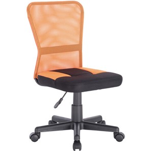 Компьютерное кресло Brabix Smart MG-313 (без подлокотников, комбинированное, черное/оранжевое) в Южно-Сахалинске
