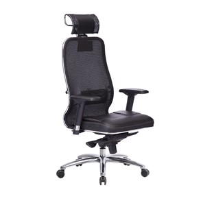 Кресло офисное Метта Samurai SL-3.04, черный плюс в Южно-Сахалинске