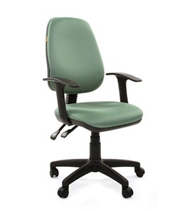 Кресло CHAIRMAN 661 Ткань стандарт 15-158 зеленая в Южно-Сахалинске