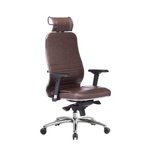 Кресло офисное Samurai KL-3.04, темно-коричневый в Южно-Сахалинске