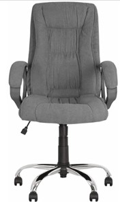 Офисное кресло ELLY (CHR68) ткань SORO-93, серая в Южно-Сахалинске