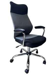 Кресло офисное C168 черный/серый в Южно-Сахалинске