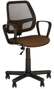 Кресло ALFA GTP (PM60) CAGLIARI черный,коричневый в Южно-Сахалинске