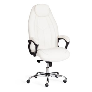 Компьютерное кресло BOSS Lux, кож/зам, белый, арт.21152 в Южно-Сахалинске