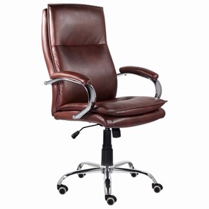 Кресло офисное BRABIX PREMIUM "Cuba EX-542", экокожа, коричневое, 532550 в Южно-Сахалинске