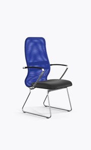 Кресло офисное Ergolife Sit 8 B2-9K - X1+Extra (Синий-Черный) в Южно-Сахалинске