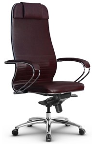 Кресло офисное Metta L 1m 38K2/K мультиблок, нижняя часть 17838 бордовый в Южно-Сахалинске
