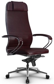 Кресло офисное Metta L 1m 38K2/K мультиблок, нижняя часть 17839 бордовый в Южно-Сахалинске
