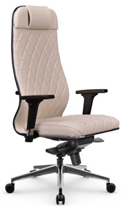 Кресло офисное Мetta L 1m 40M/2D Infinity Easy Clean (MPES) мультиблок, нижняя часть 17839 светло-бежевый в Южно-Сахалинске
