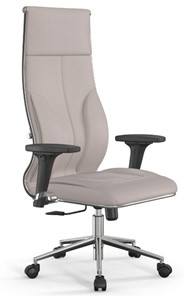 Офисное кресло Мetta L 1m 46/2D Infinity Easy Clean (MPES) топган, нижняя часть 17852 светло-бежевый в Южно-Сахалинске